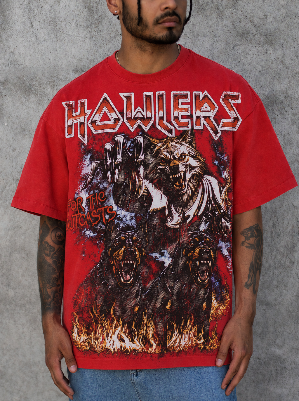 Outcasts Tee (Red)