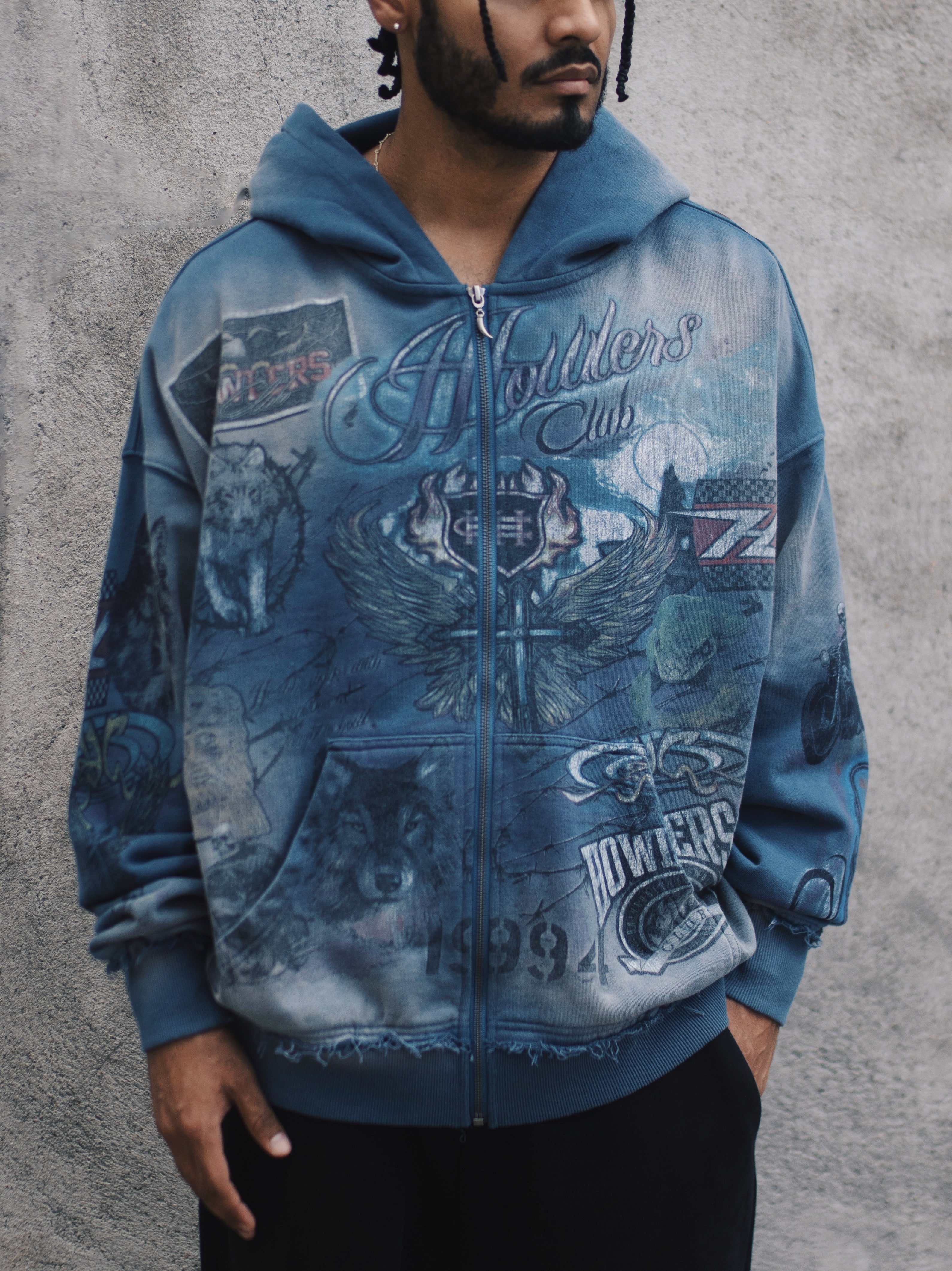 NIGHT MAGIC HOODIE [DUSK BLUE]