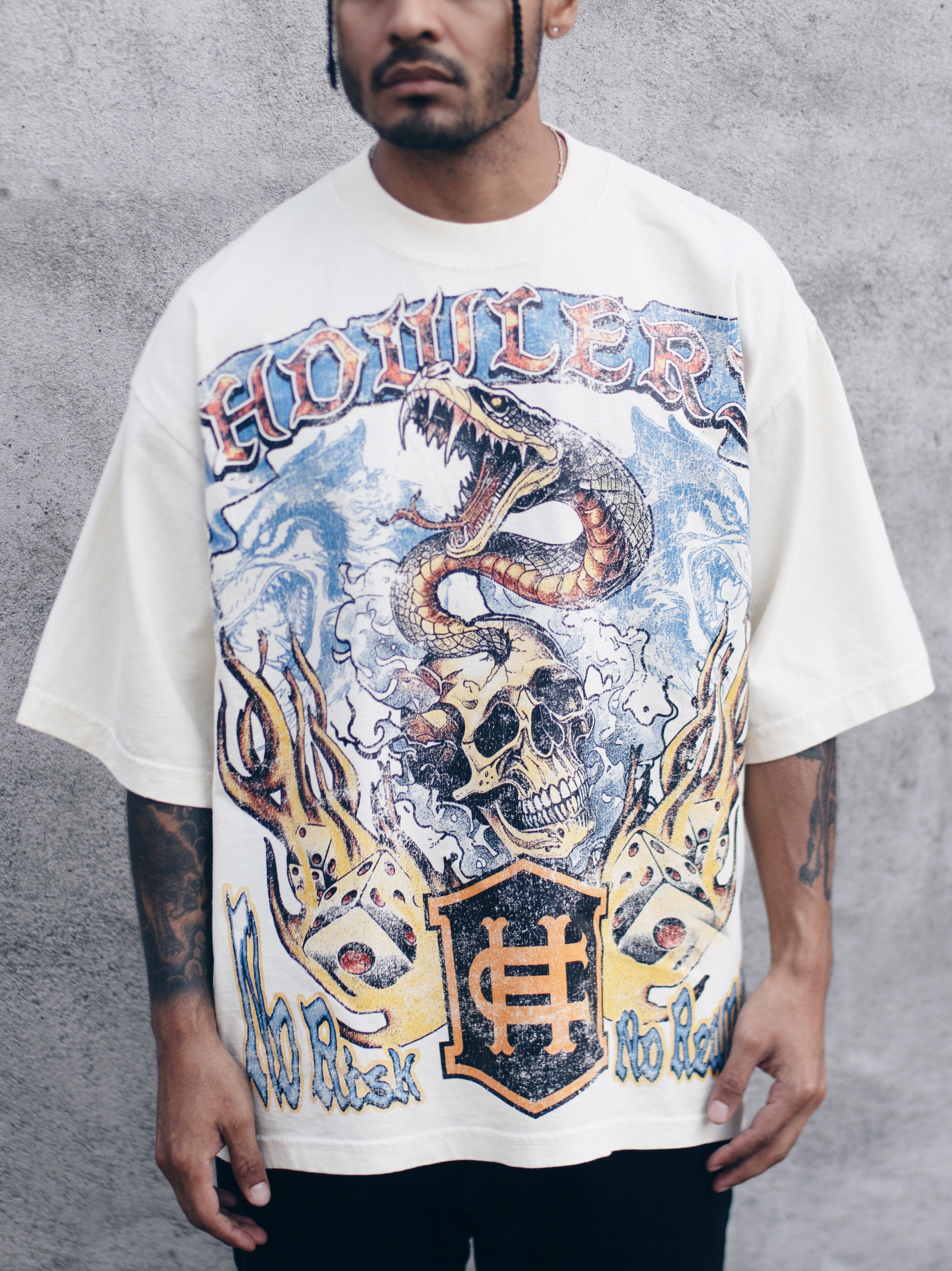 DICE ROLLER TEE [IVORY]