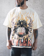 Load image into Gallery viewer, FLAME EAGLE TEE [IVORY]
