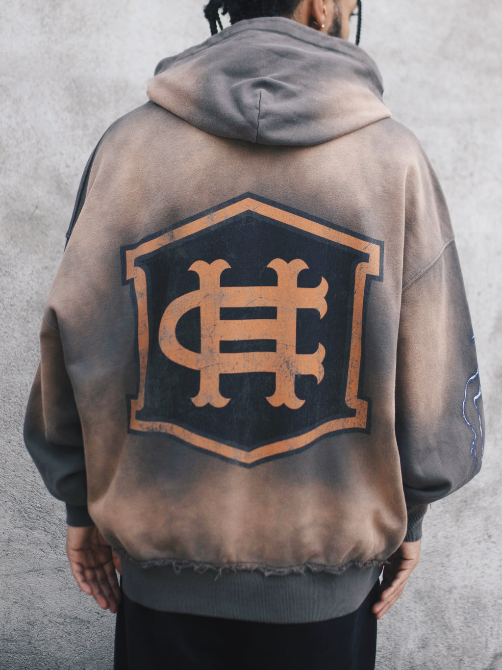 EAGLE WOLF HOODIE [PEPPER]