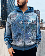 Load image into Gallery viewer, NIGHT MAGIC HOODIE [DUSK BLUE]
