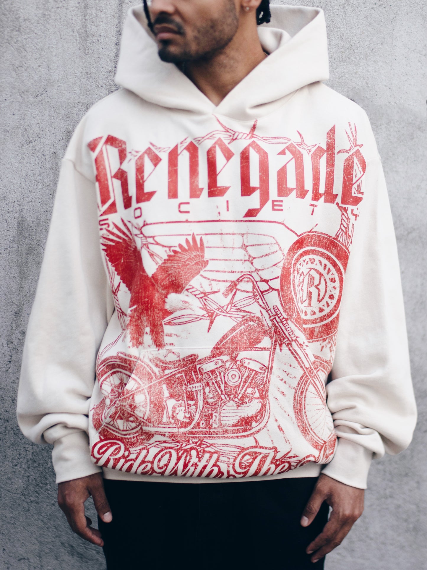 NIGHT RIDE HOODIE [IVORY]