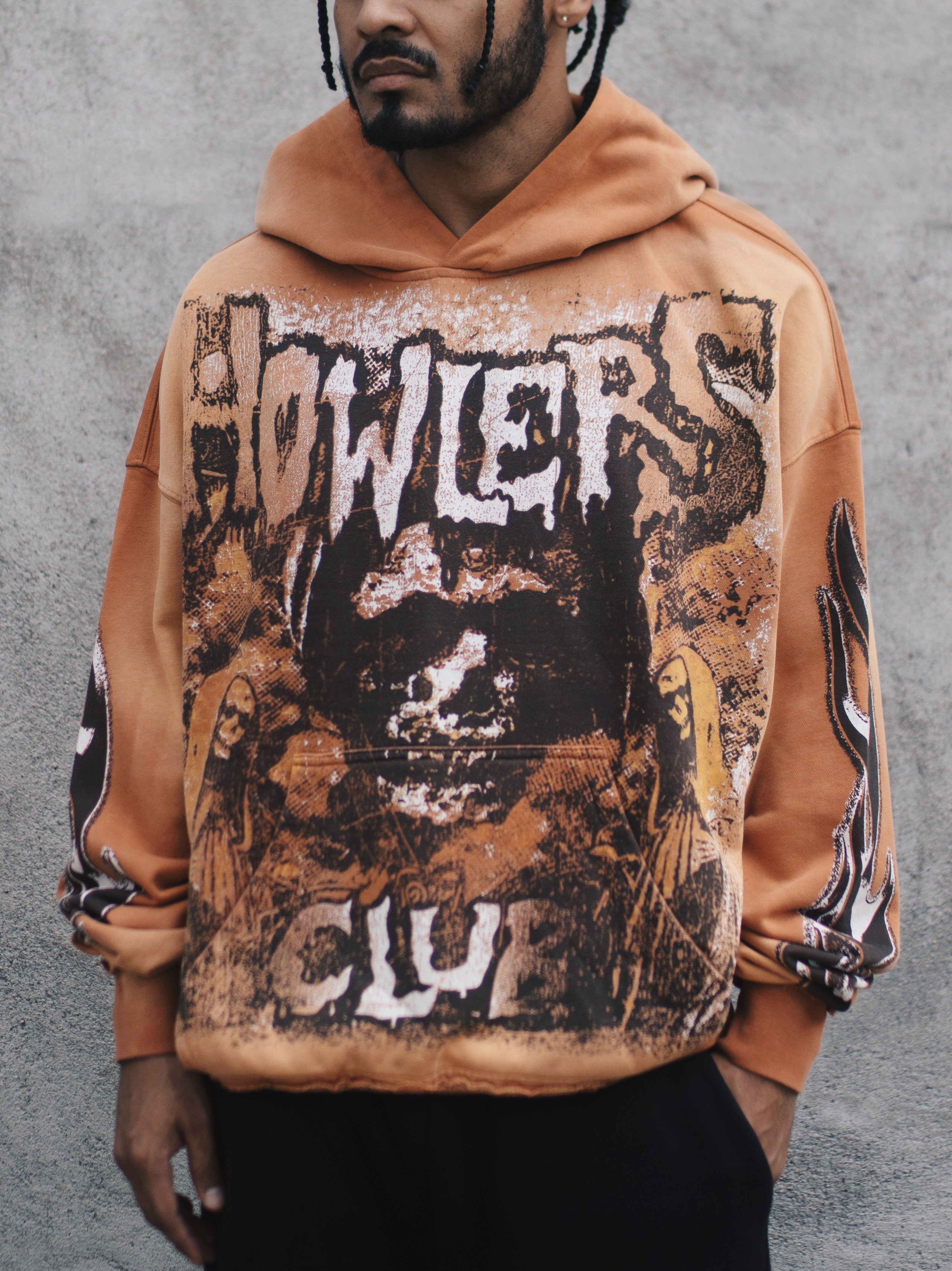 GHOUL TOUR HOODIE [RUST] – Howlers Club