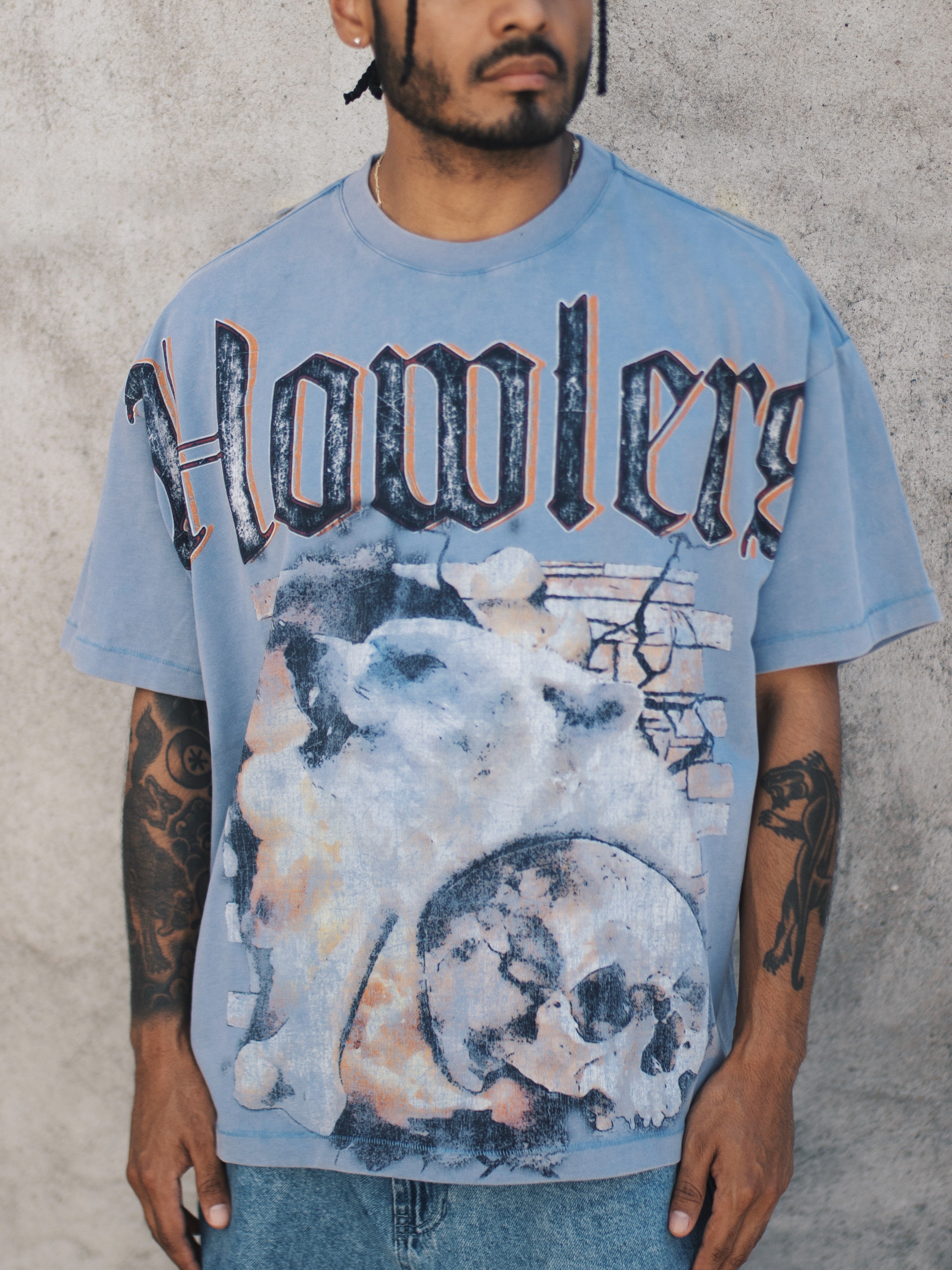 WOLF WAR TEE [DUSK BLUE]