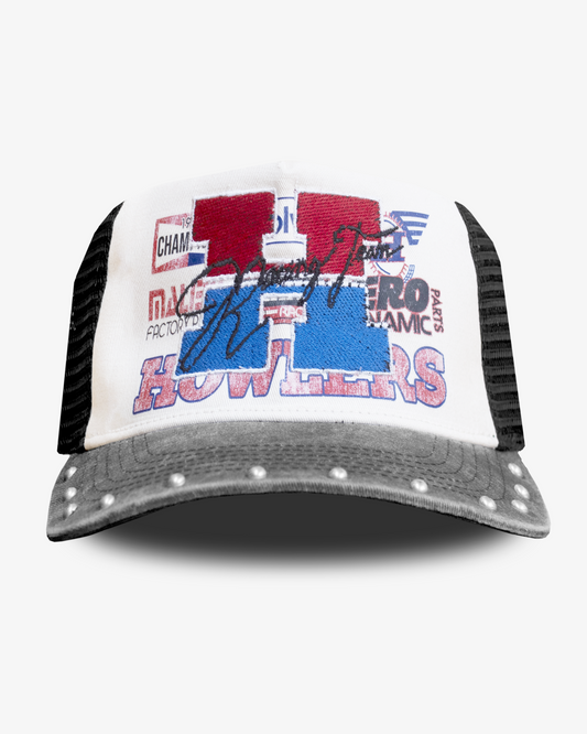 WOLF RACER HAT [WHT/BLK]