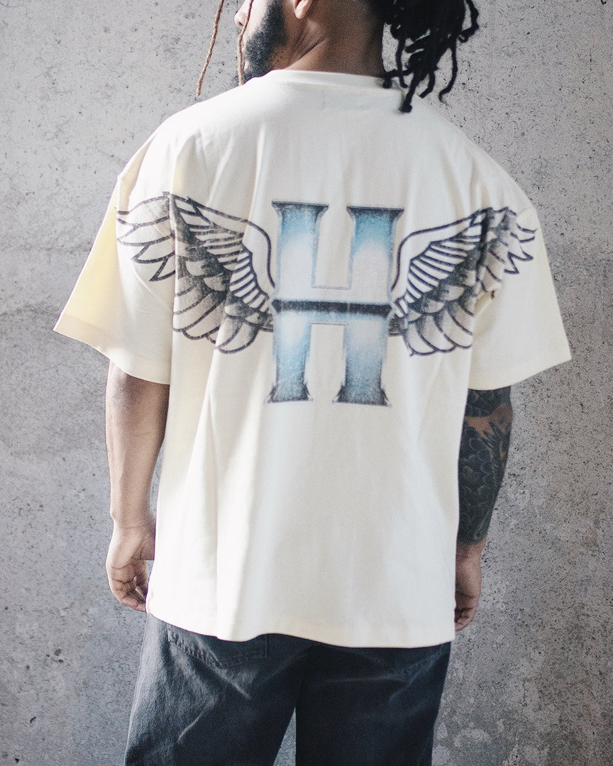 H-WING TEE [IVORY]