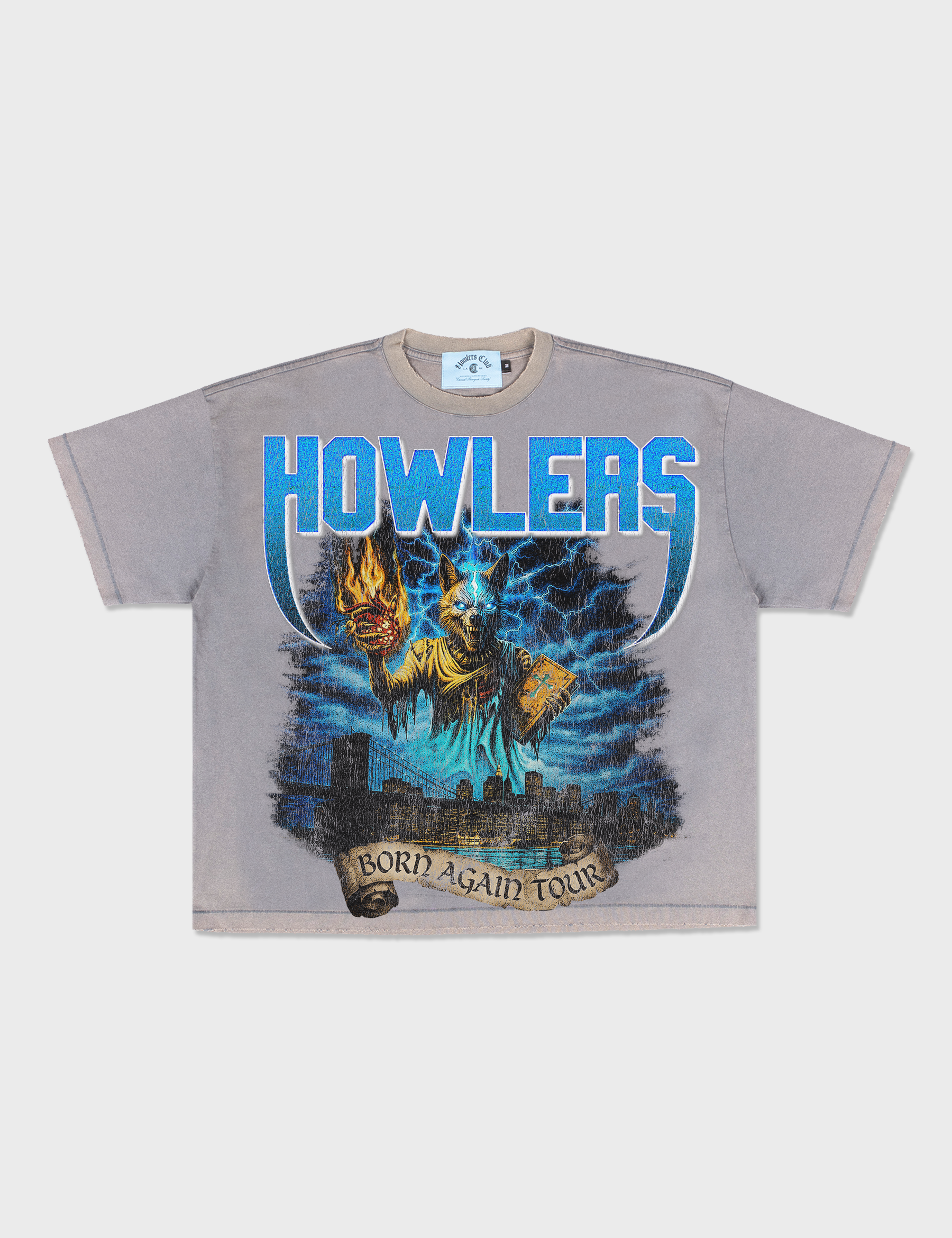Born Again Tee (Cement)