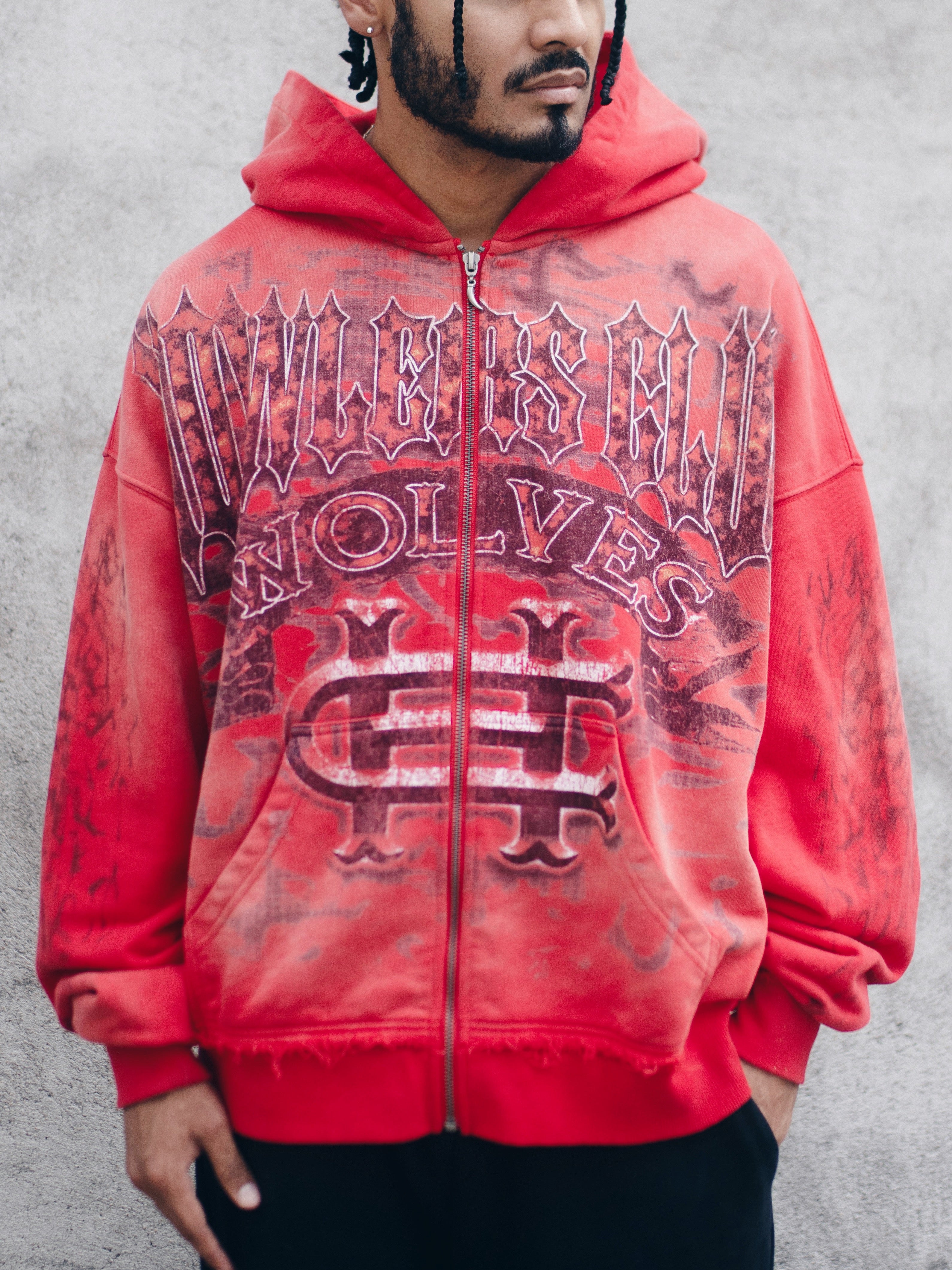 WOLVES CLUB HOODIE [RED] – Howlers Club