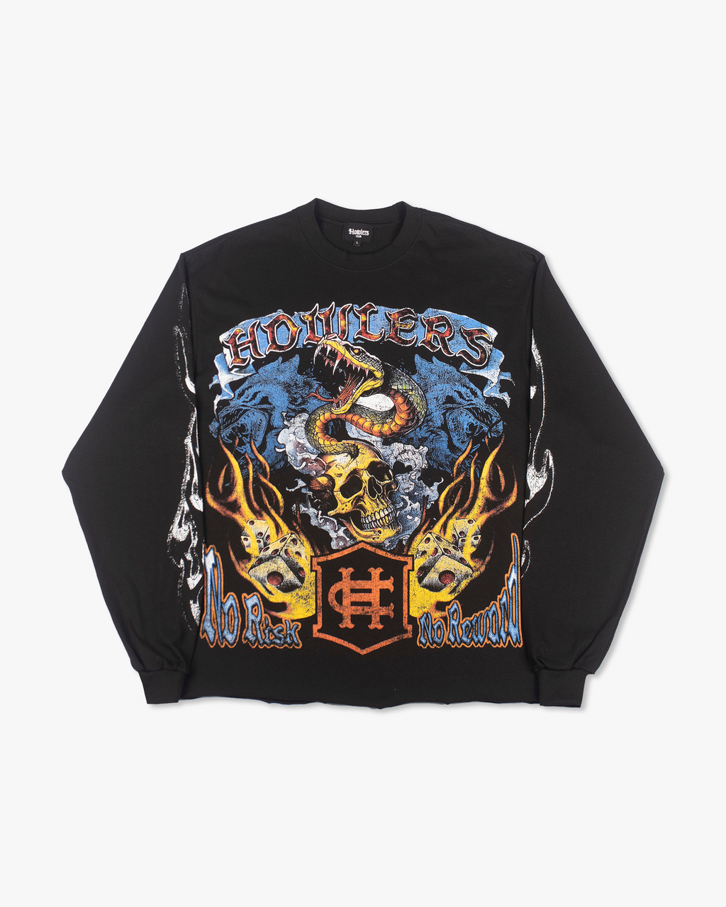 DICE ROLLER L/S TEE [BLACK]