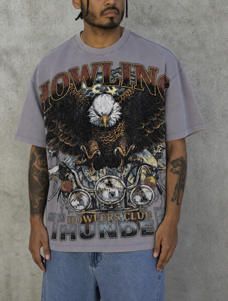 Eagle Rider Tee (Cement)