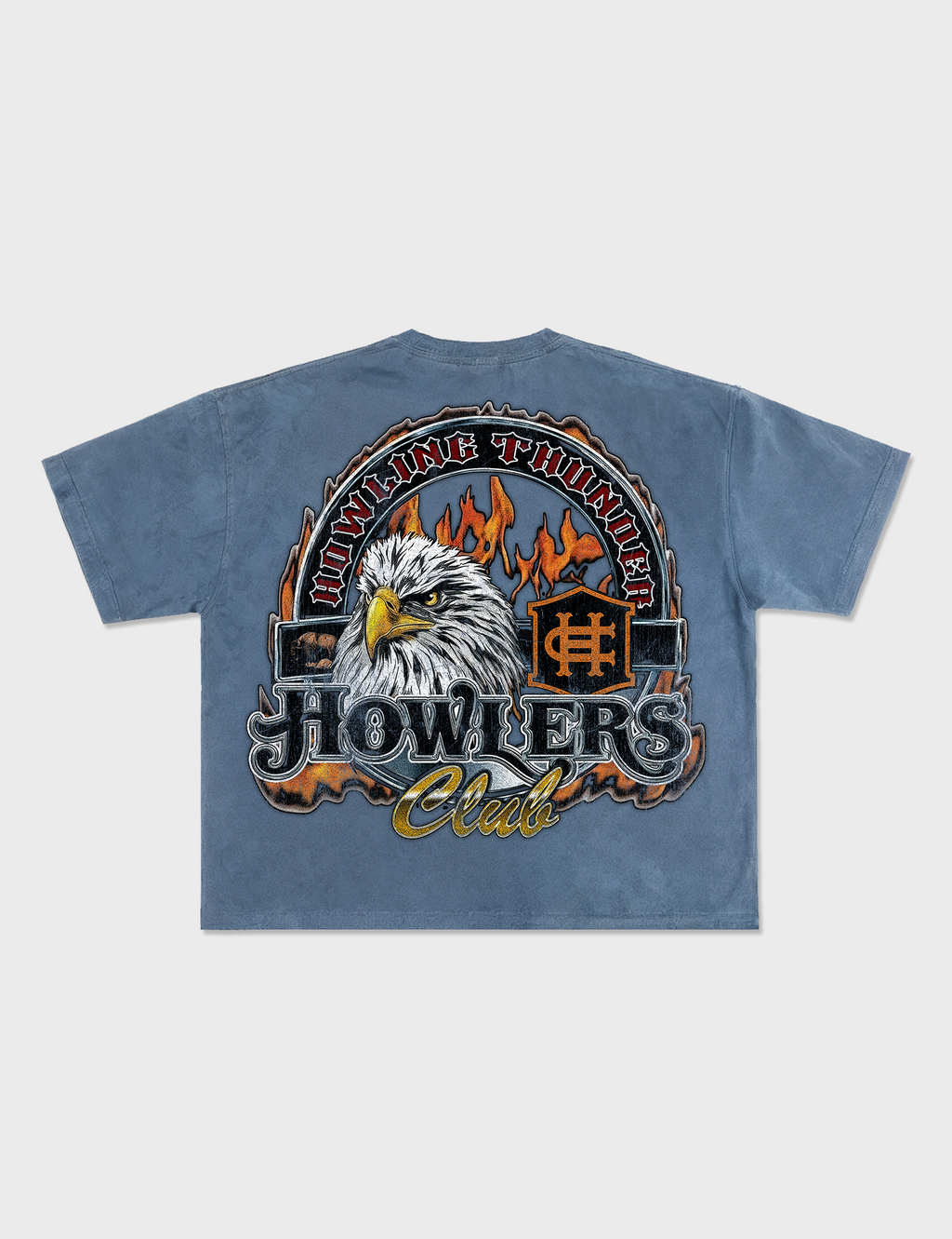 Eagle Rider Tee (Ash Blue)