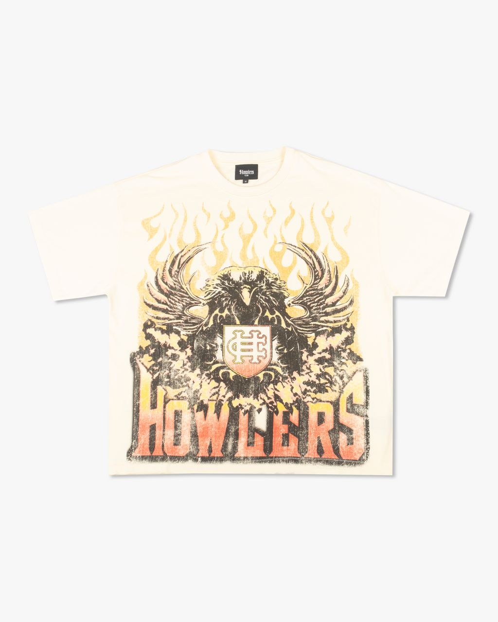 FLAME EAGLE TEE [IVORY]