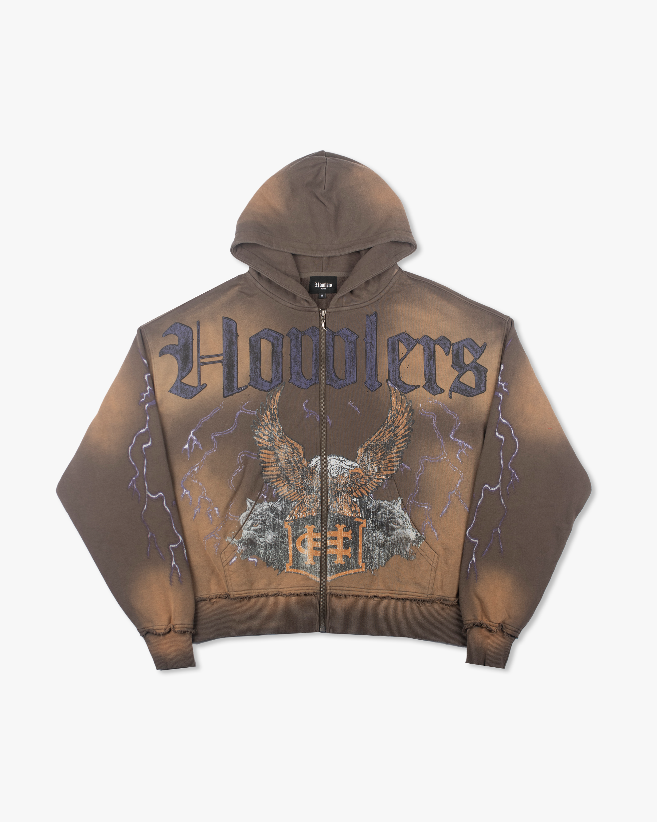 EAGLE WOLF HOODIE [PEPPER]