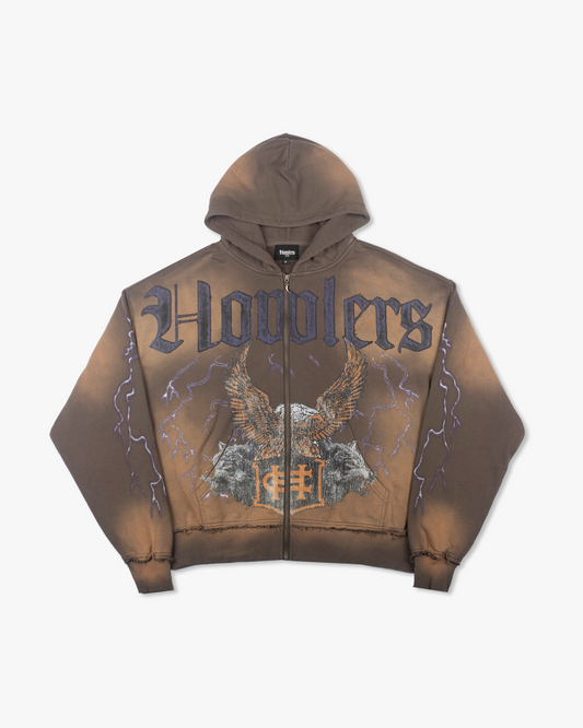 EAGLE WOLF HOODIE [PEPPER]