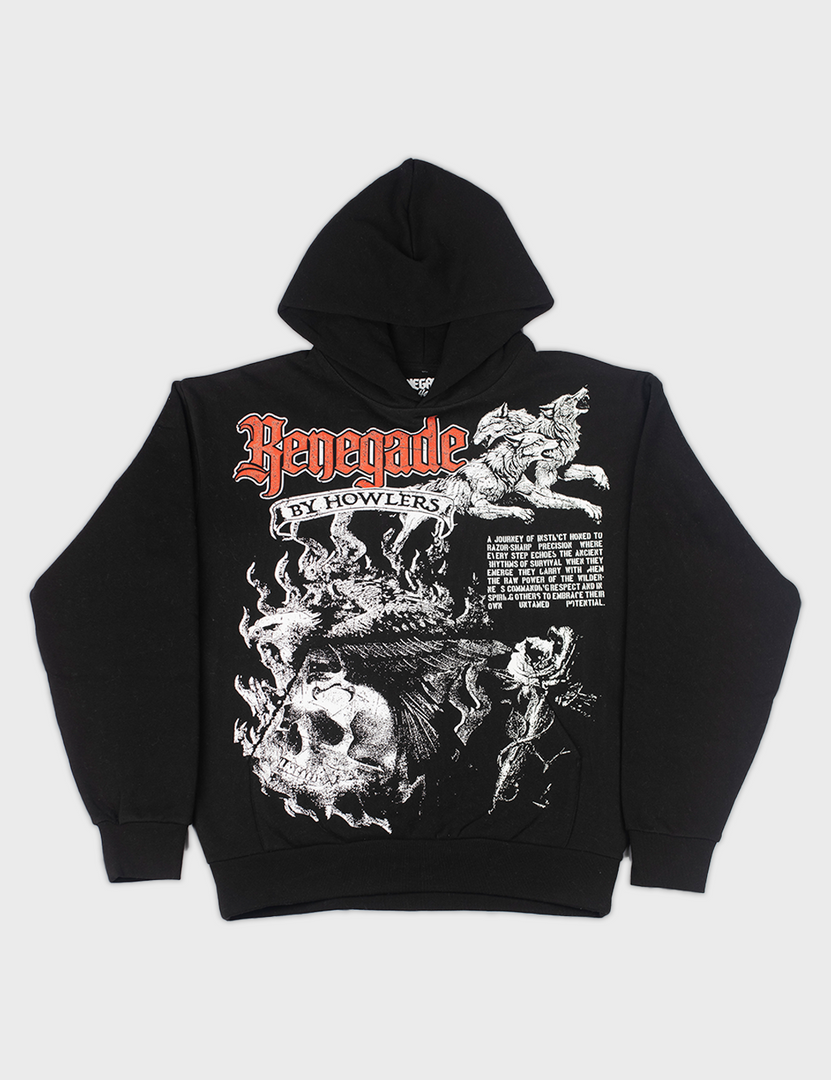 GHOSTFIRE HOODIE [BLACK]