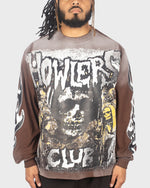 Load image into Gallery viewer, GHOUL TOUR L/S TEE [BROWN SUN FADE]
