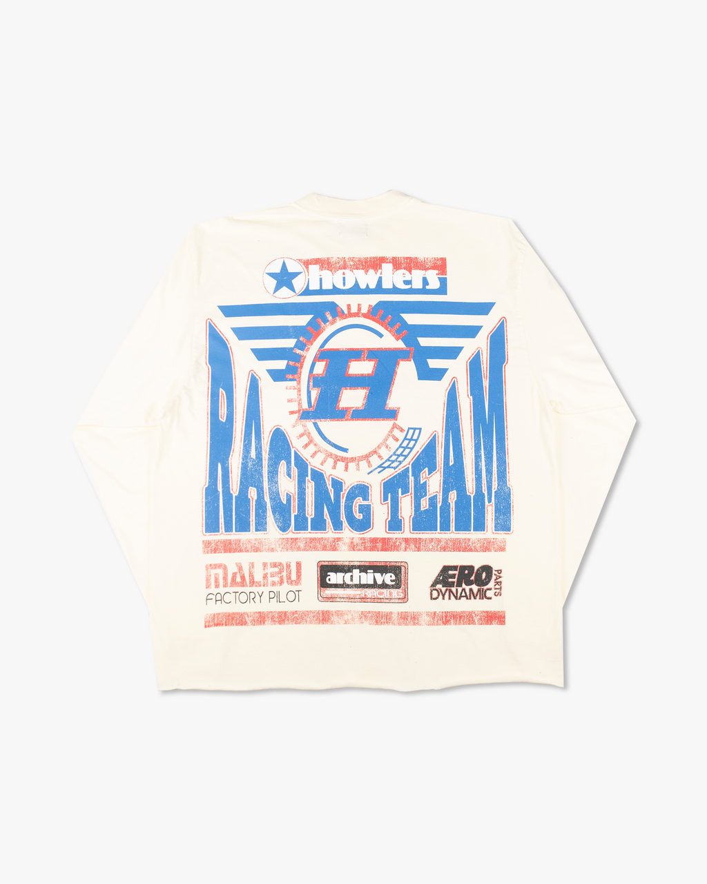 WOLF RACER L/S TEE [IVORY]