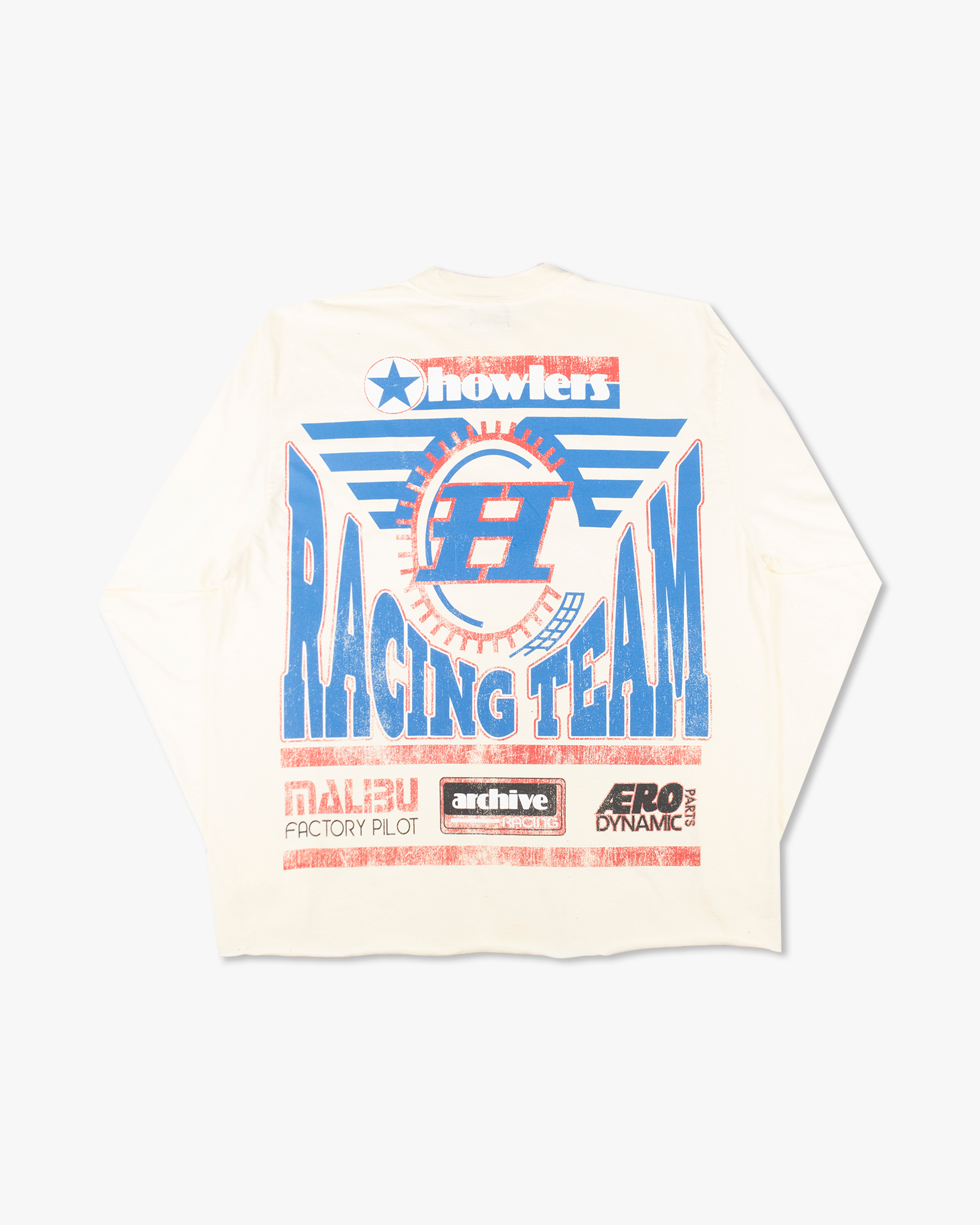 WOLF RACER L/S TEE [IVORY]