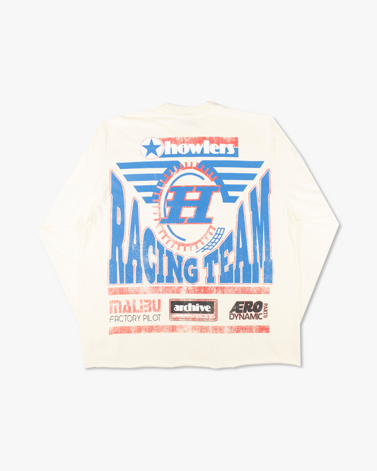 WOLF RACER L/S TEE [IVORY]