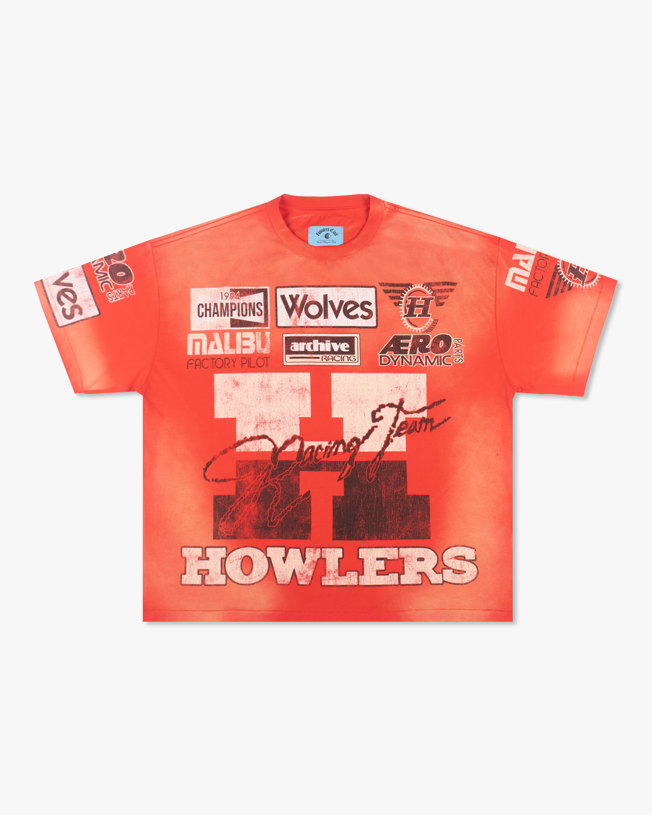 WOLF RACER TEE [RED]