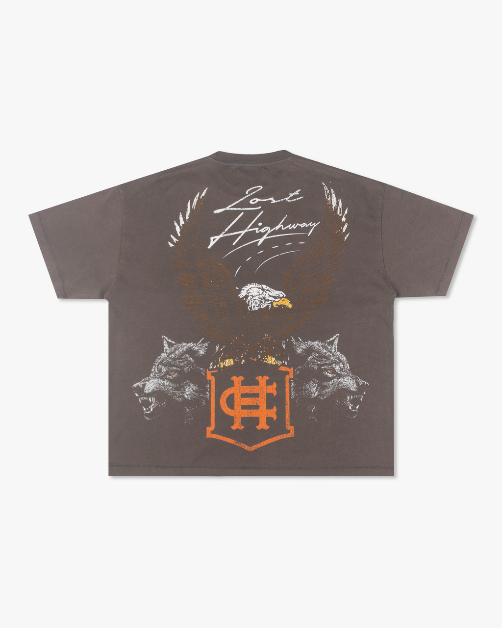 LOST HIGHWAY TEE [CHARCOAL]