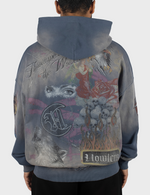 Load image into Gallery viewer, NIGHT MAGIC HOODIE [DUSK BLUE]
