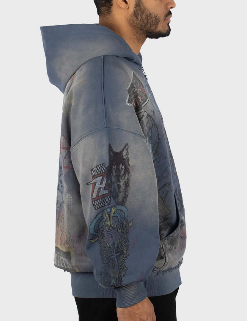 NIGHT MAGIC HOODIE [DUSK BLUE]