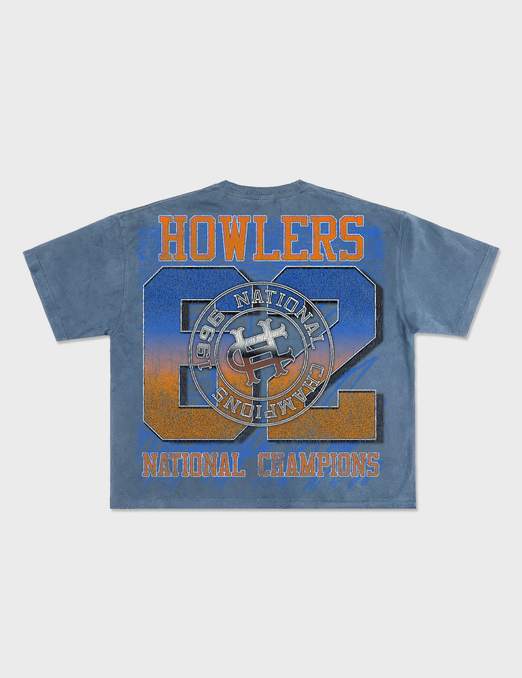 Retro Hoops (Ash Blue)