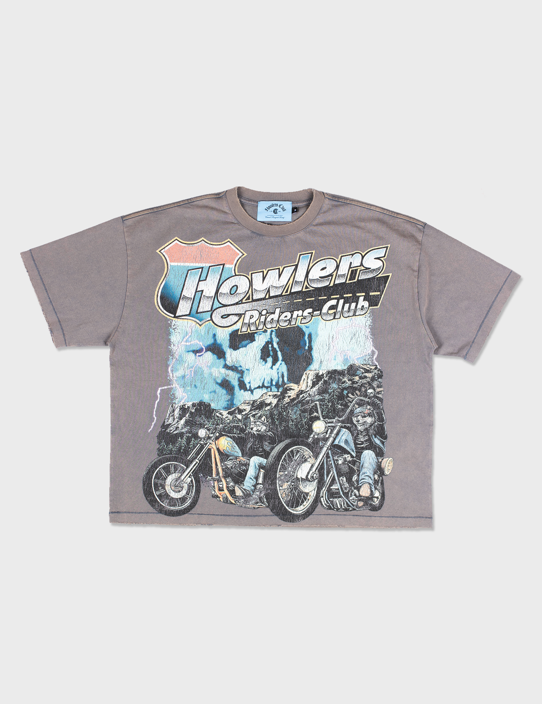 Riders Club Tee (Cement)