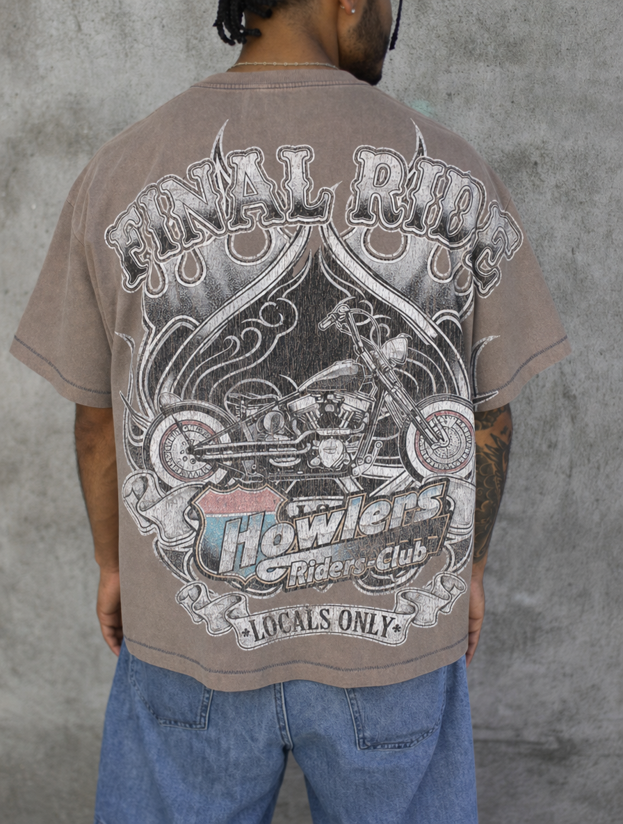 Riders Club Tee (Cement)