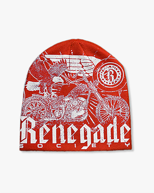 NIGHT RIDE BEANIE [RED]