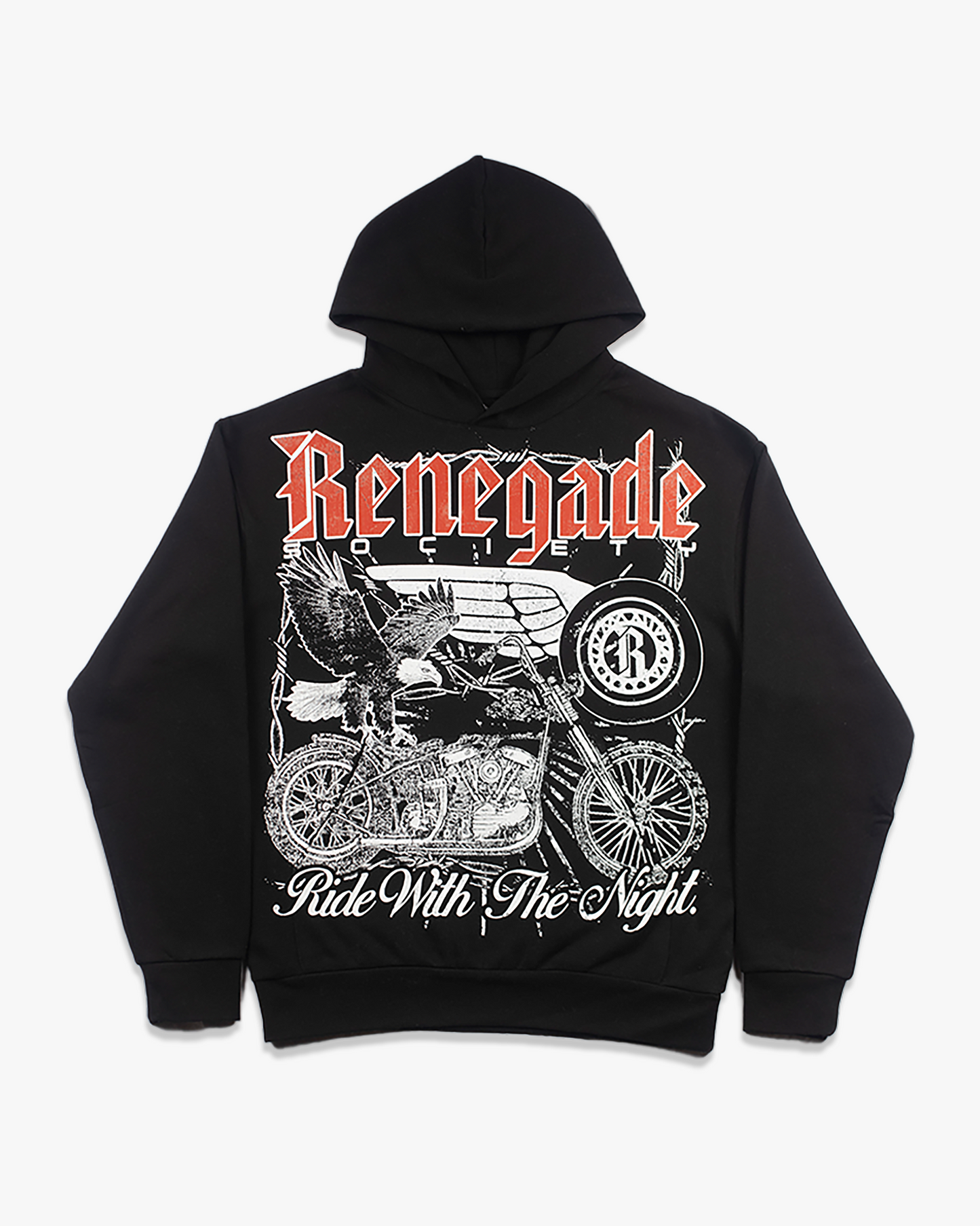 NIGHT RIDE HOODIE [BLACK]