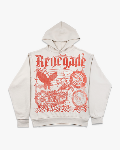 NIGHT RIDE HOODIE [IVORY]
