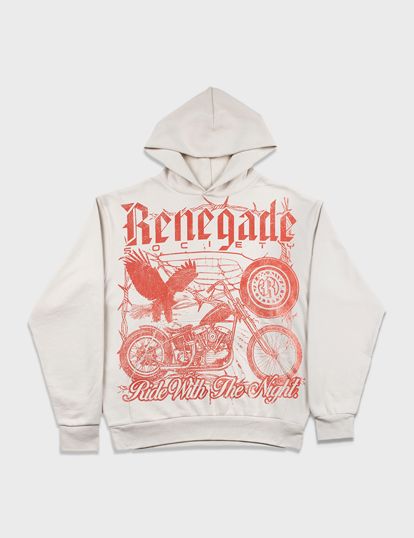 NIGHT RIDE HOODIE [IVORY]