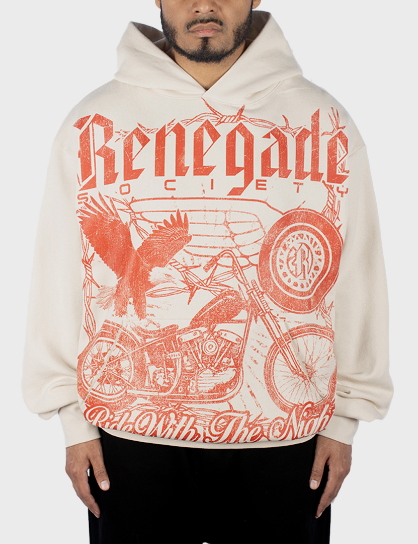 NIGHT RIDE HOODIE [IVORY]