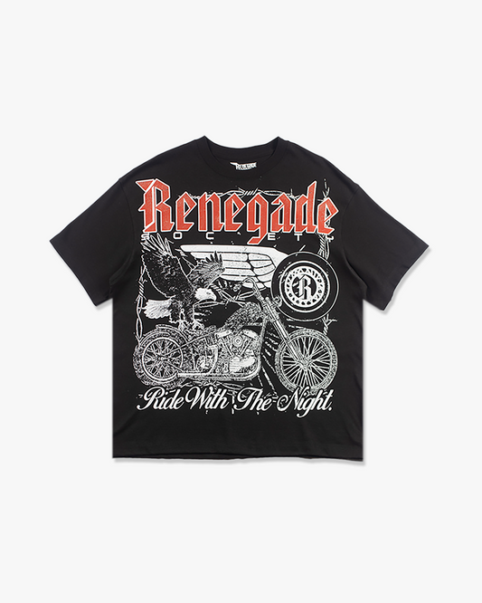 NIGHT RIDE TEE [BLACK]