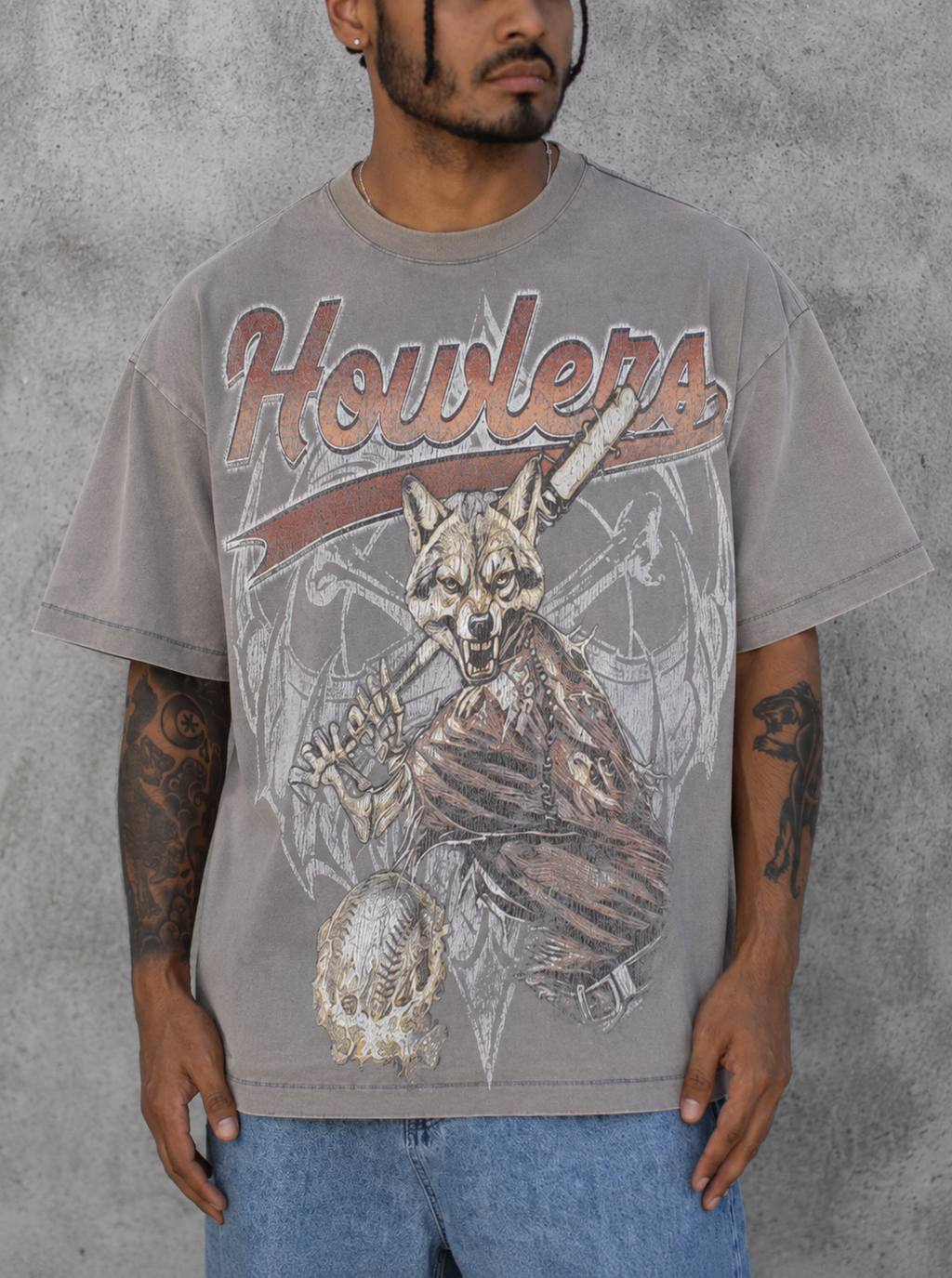 Slugger Tee (Cement)