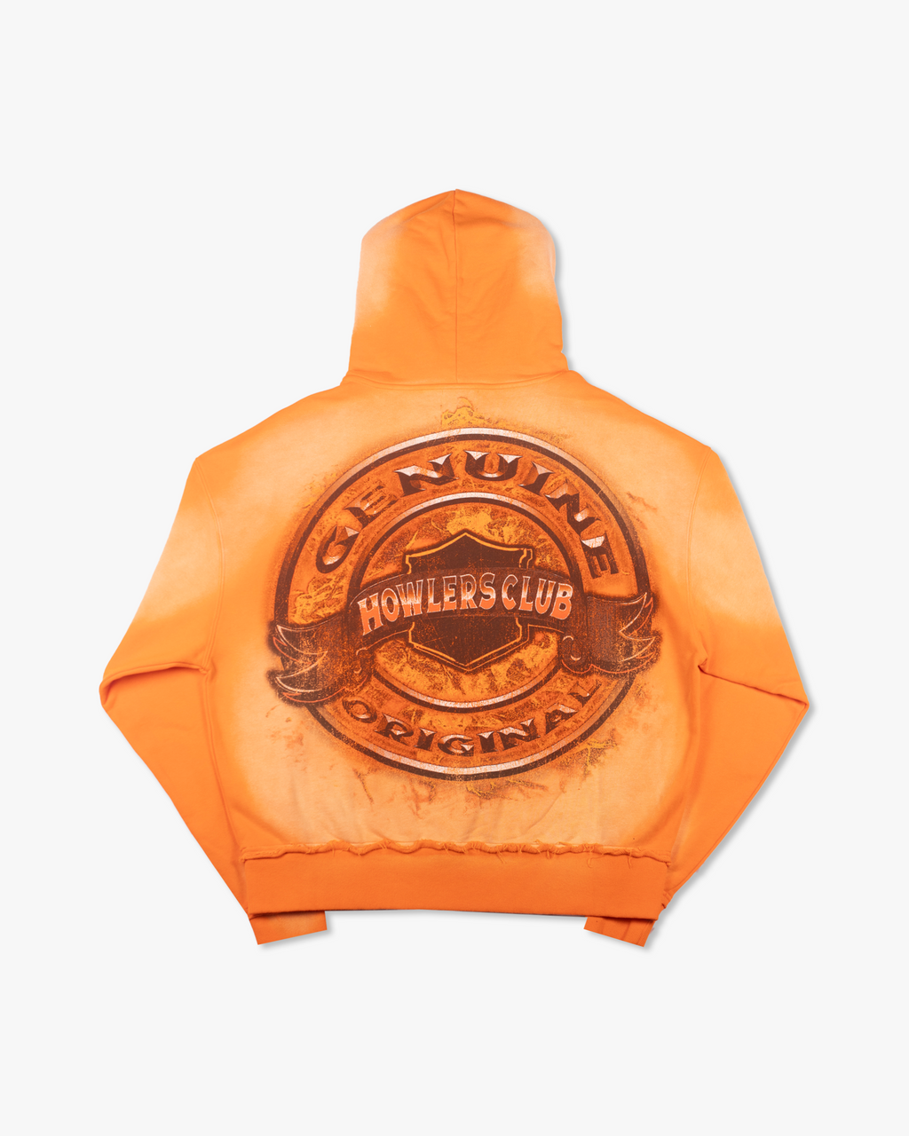 SKULL WOLF HOODIE [ORANGE]