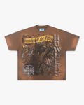 WITHOUT WARNING TEE [BROWN]